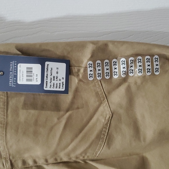 Coastal Cotton Five Pocket Twill Pant 32x32 - Picture 12 of 12